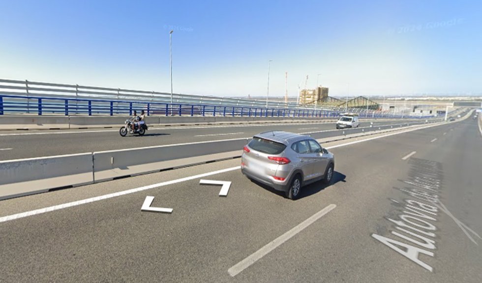 Autovía CA-35 a su paso por Puerto Real.