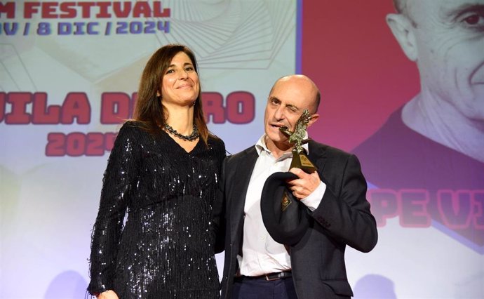 El actor riojano Pepe Viyuela recibe el premio Águila de Oro en reconocimiento a su trayectoria