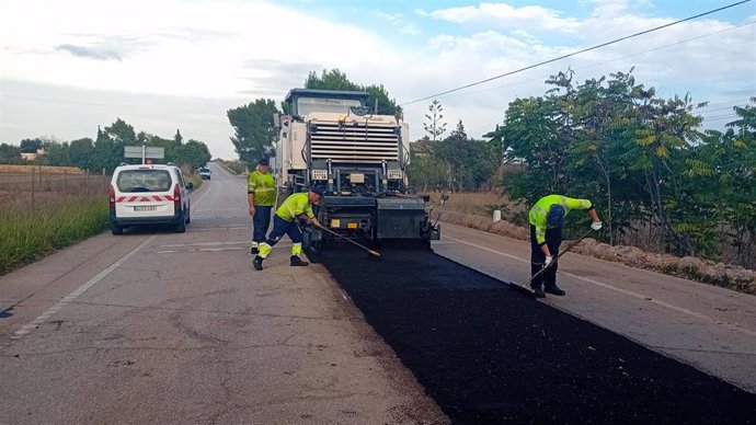 Imagen del reciclado del asfalto