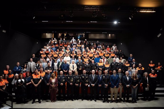 Acto anual de la Agrupación de Voluntariado de Protección Civil de Málaga.