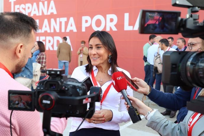 Ana Sánchez defiende la "fuerza" del PSOE de Castilla y León en el territorio