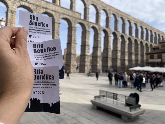 La rifa organizada por Turismo de Segovia en la campaña solidaria con Valencia recauda más de 1.200 euros