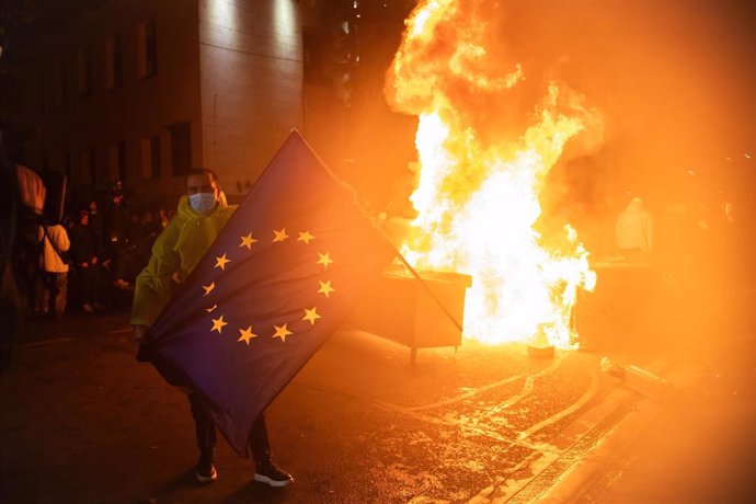 Protestas en Georgia 