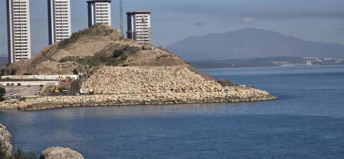 Rellenos de terreno en Gibraltar para el proyecto Eastside