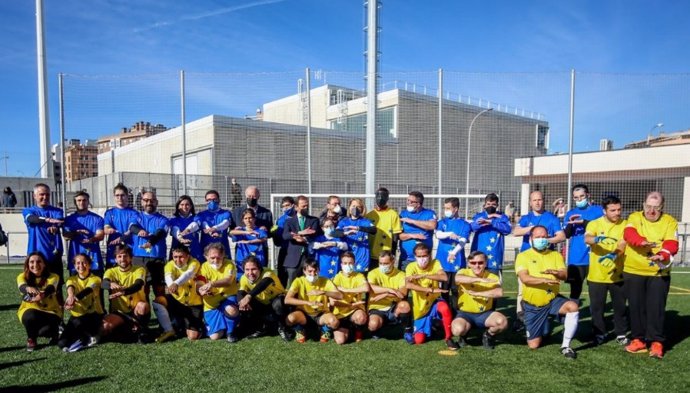 Eurodiputados disputan este lunes un partido de fútbol inclusivo por el Día de la Discapacidad