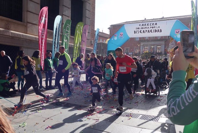 Carrera Solidaria por la Discapacidad celebrada este domingo en Teruel.