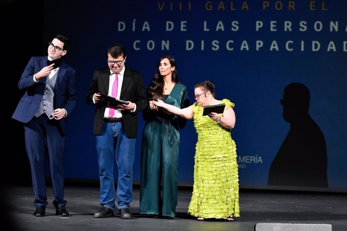 Foto de la VIII Gala de las Personas con Discapacidad, celebrada esta tarde en el auditorio Maestro Padilla.