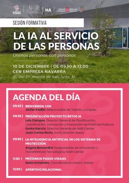 Cartel de la jornada.