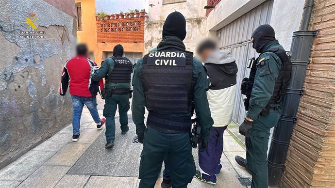 Cuatro detenidos en un nuevo golpe de la Guardia Civil al tráfico de drogas en el casco antiguo de Calahorra