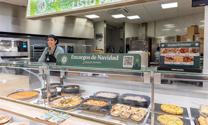 Imagen de la sección 'Listo para comer' de un supermercado Mercadona