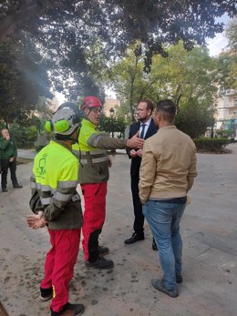 El edil José Guillén supervisa las actuaciones