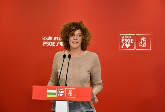 Archivo - La secretaria de Organización del PSOE de La Rioja, María Marrodán