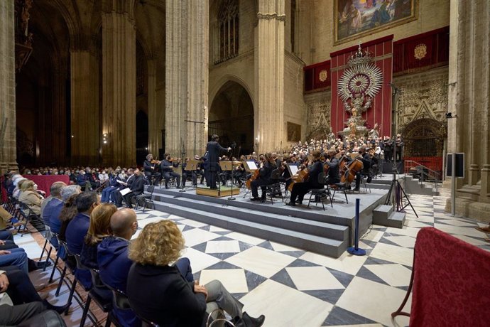 Concierto de la ROSS en la Catedral de Sevilla.