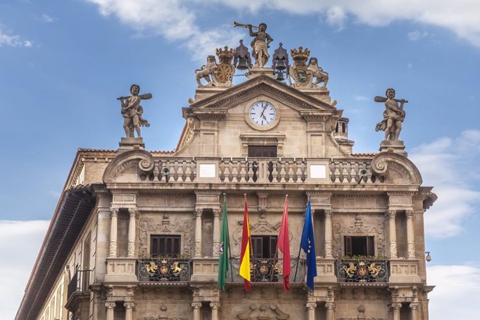 Fachada del Ayuntamiento de Pamplona