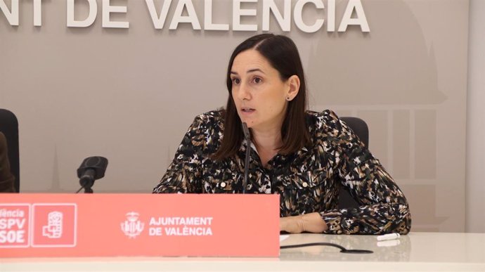 Archivo - La concejala del PSPV-PSOE en el Ayuntamiento de València Elisa Valía.