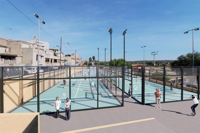 Proyecto pista multideportiva de Sant Jordi