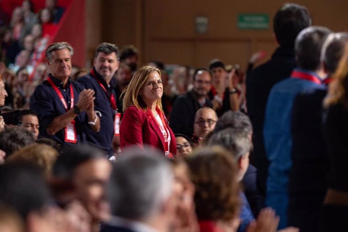 La delegada del Gobierno en la Comunitat Valenciana y nueva secretaria de Igualdad del PSOE, Pilar Bernabé, en el 41º Congreso del Partido Socialista