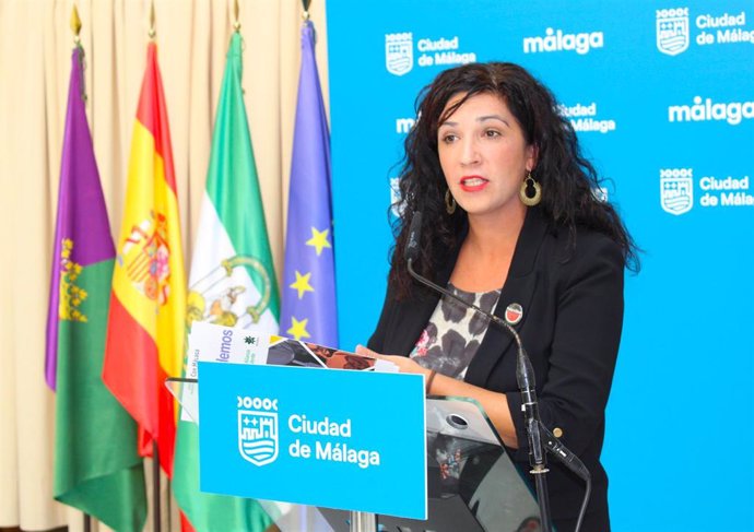 Archivo - La concejala portavoz de Con Málaga en el Ayuntamiento de Málaga, Toni Morillas.