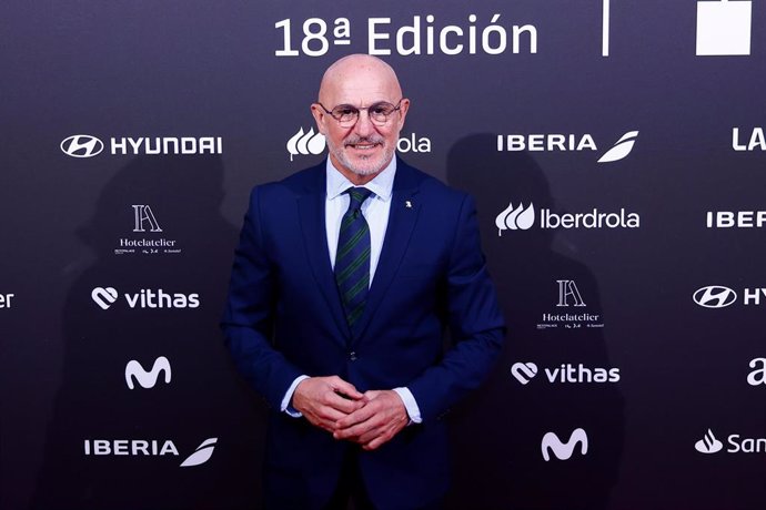 Luis de la Fuente en los XVIII Premios AS del Deporte 2024