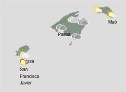 El tiempo hoy, martes 3 de diciembre, en Baleares.