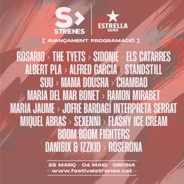 Cartel del Festival Strenes de Girona 2025