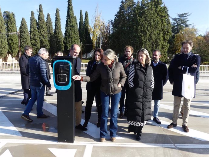 Inauguradas 400 nuevas plazas de aparcamiento disuasorio al lado de la Estación de Autobuses y del futuro Campus de Guadalajara.