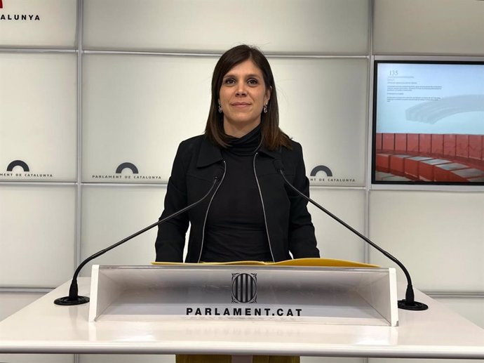 La portavoz de ERC en el Parlament, Marta Vilalta