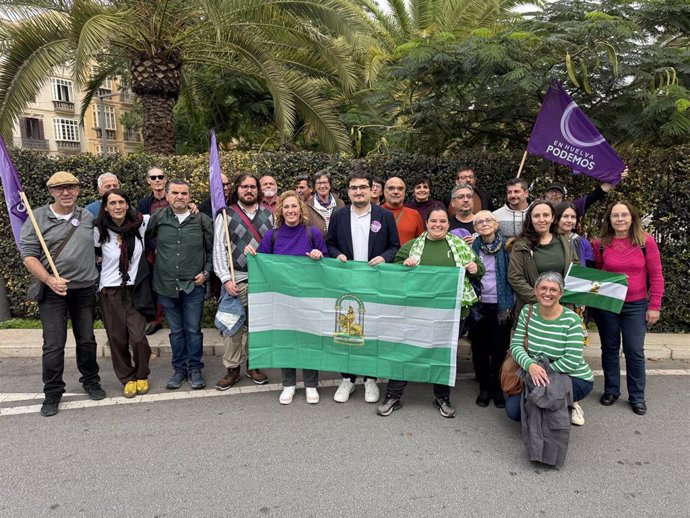 Equipo de la candidatura de Susana Hornillo a liderar Podemos Andalucía.