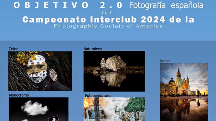 Cartel de la exposición de la 'Asociación Fotográfica Objetivo 2.0'.