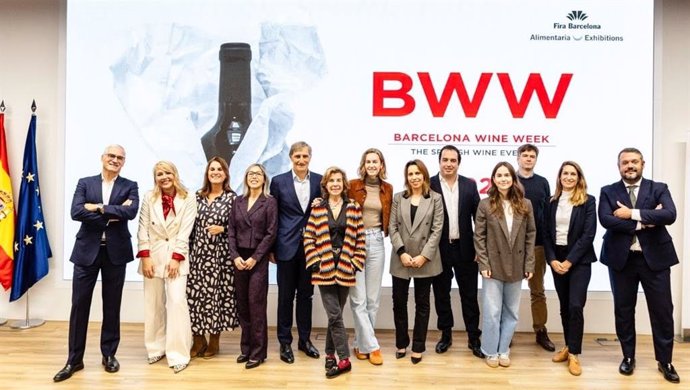 Acto de presentación de la Barcelona Wine Week 2025.