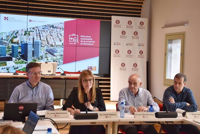 Presentación del informe 'Estructura empresarial de la demarcació de Barcelona', elaborado por la Diputación de Barcelona