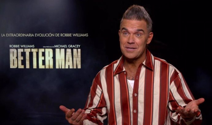 Robbie Williams lleva su vida al cine en 'Better Man': "He aprendido más de las drogas que en el colegio"