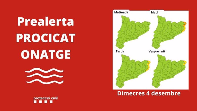 Protecció Civil activa el Procicat en fase de prealerta por oleaje en L'Empordà (Girona)