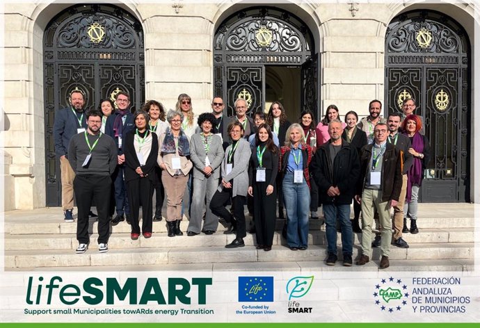 Foto de familia en unas jornadas en Niza (Francia).