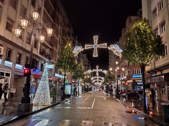 Archivo - Navidad en Oviedo.