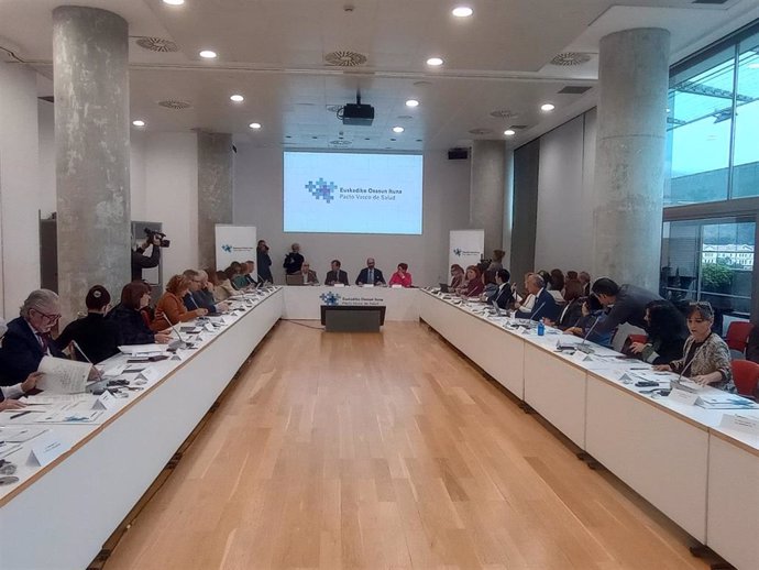 Cuarta reunión del Pacto de Salud para Euskadi celebrada en Bilbao