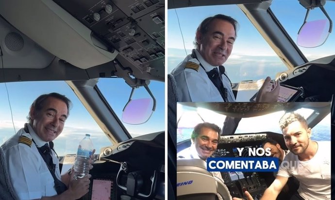 Piloto español revela el motivo por el que David Bisbal prefiere volar en un Boeing 787 y tiene que ver con su voz