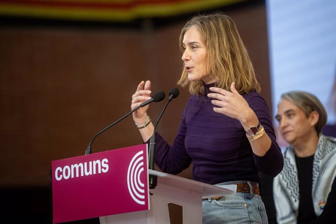 La líder de los Comuns en el Parlament de Catalunya, Jéssica Albiach