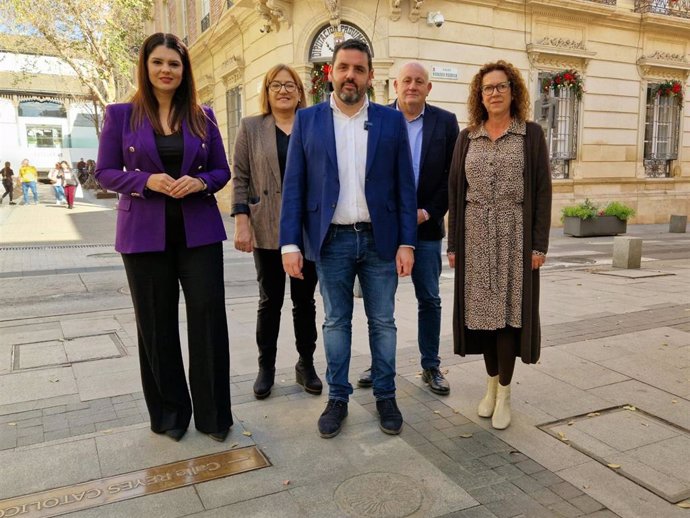 Foto del PSOE de la Diputación provincial.