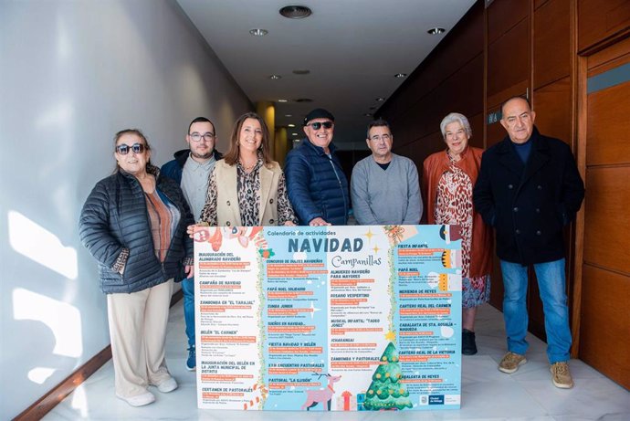 Archivo - Presentación de la programación de Navidad en el Distrito Campanillas de Málaga.