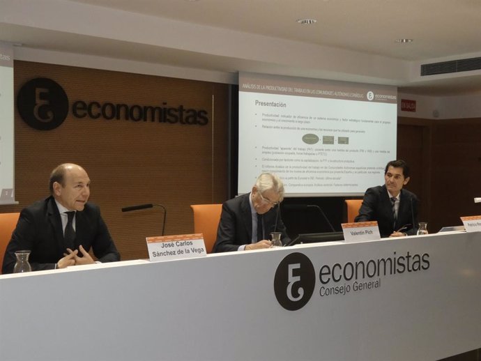 Presentación del informe "Análisis de la productividad del trabajo en la comunidades autónomas españolas"