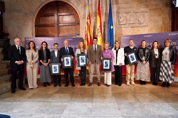 Premiados por la Generalitat con motivo del 25N