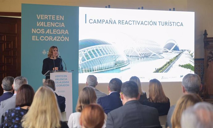 La alcaldesa de València, María José Catalá, presenta la campaña de reactivación turística de València