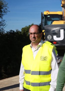 Juan Luis Morales en una visita a carreteras el pasado día 28 de noviembre.