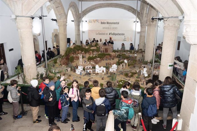 Belén de la Diputación de Cáceres en el Palacio de Carvajal