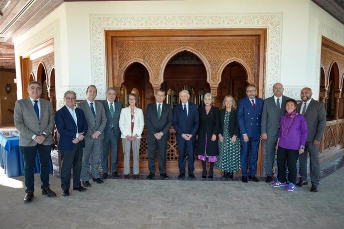 Reunión de la Fundación Tres Culturas celebrada este miércoles en la que se acuerda la presencia de cuatro consejeros en su Patronato.