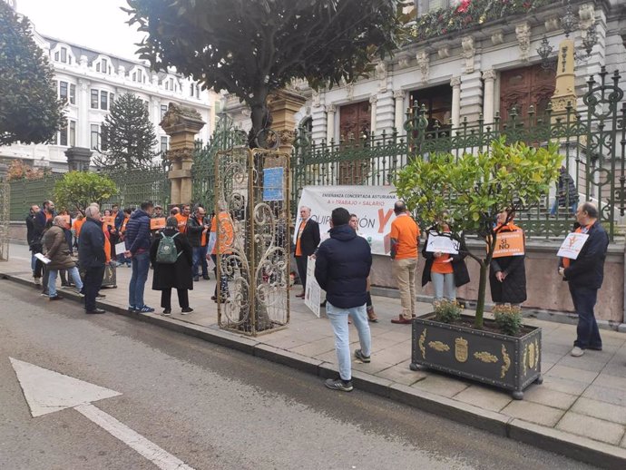 Protesta de la enseñanza concertada