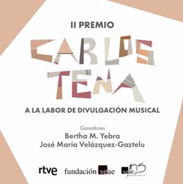 Bertha M. Yebra y José María Velázquez-Gaztelu, II Premio Carlos Tena a la divulgación musical 2024