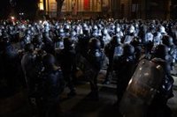 El Gobierno de Georgia sitúa en 150 los policías heridos durante las protestas en la capital