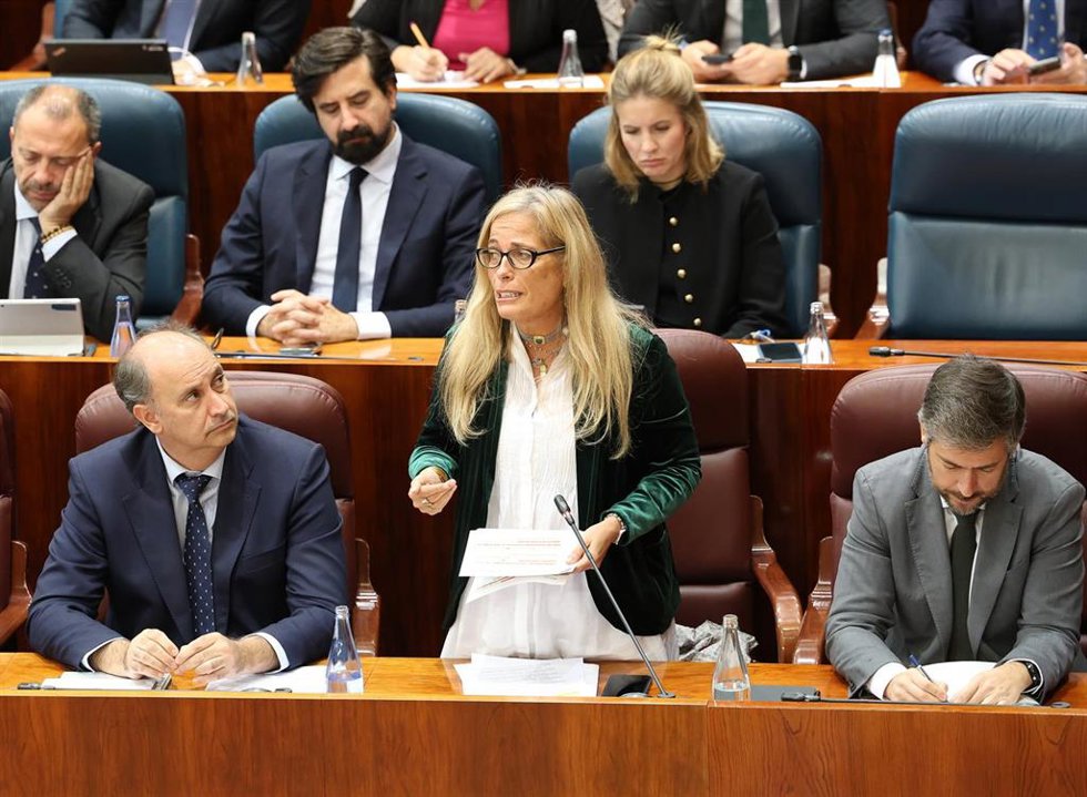 La consejera de Economía, Hacienda y Empleo, Rocío Albert.